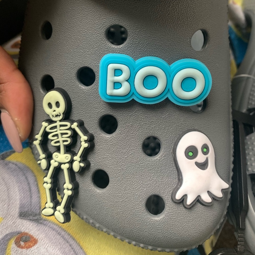 Halloween inspired croc charms